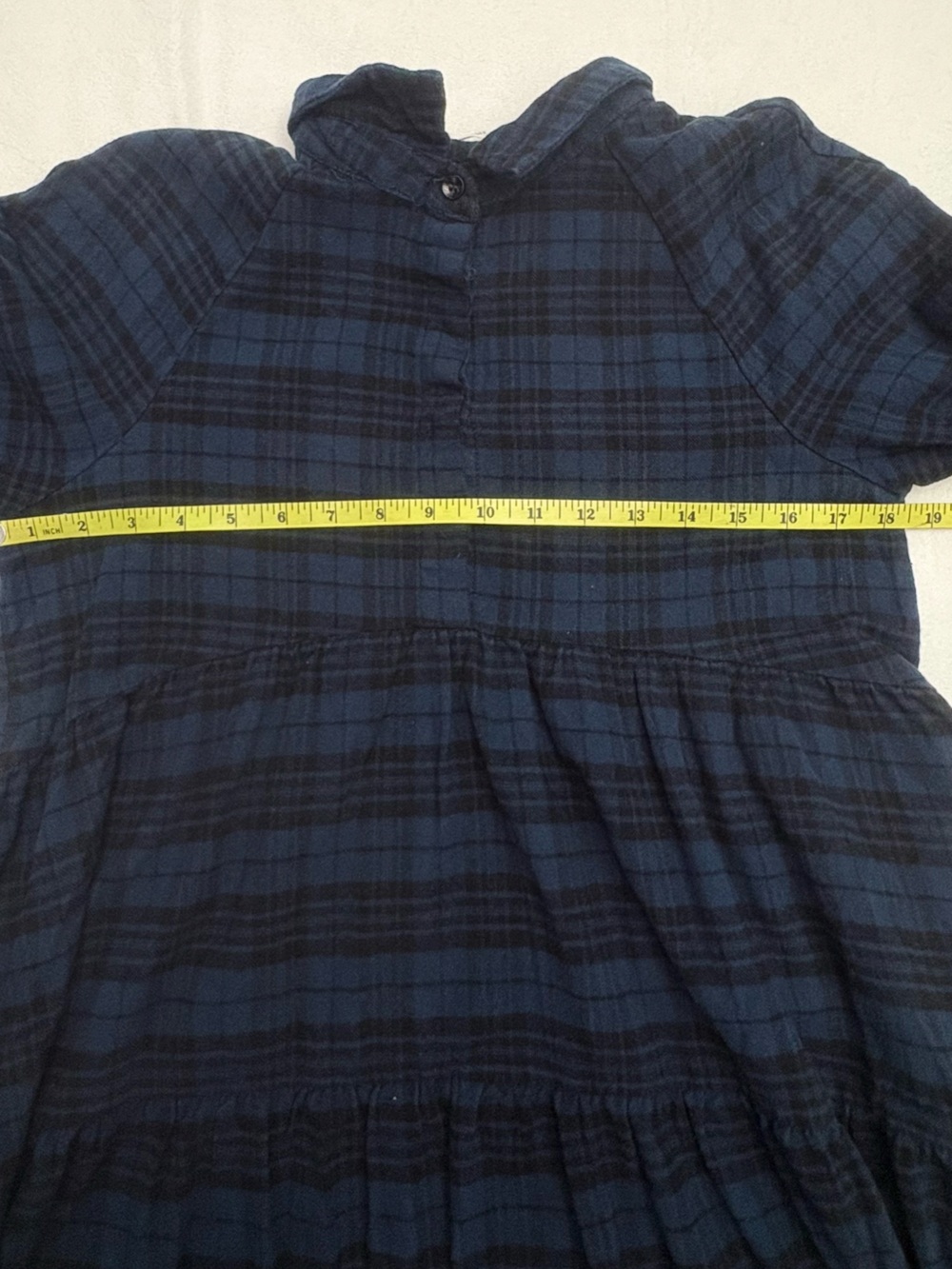 NATURAL LIFE Rebecca Tiered Cotton Blend Flannel Women’s Midi Dress Size M - Picture 11 of 12